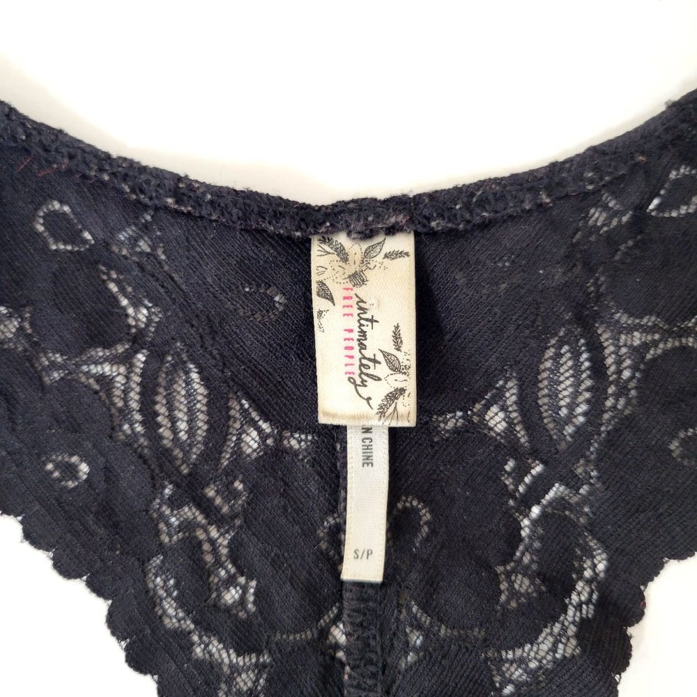 Intimately Free People Black Lace Racerback Bra - Picture 5 of 5